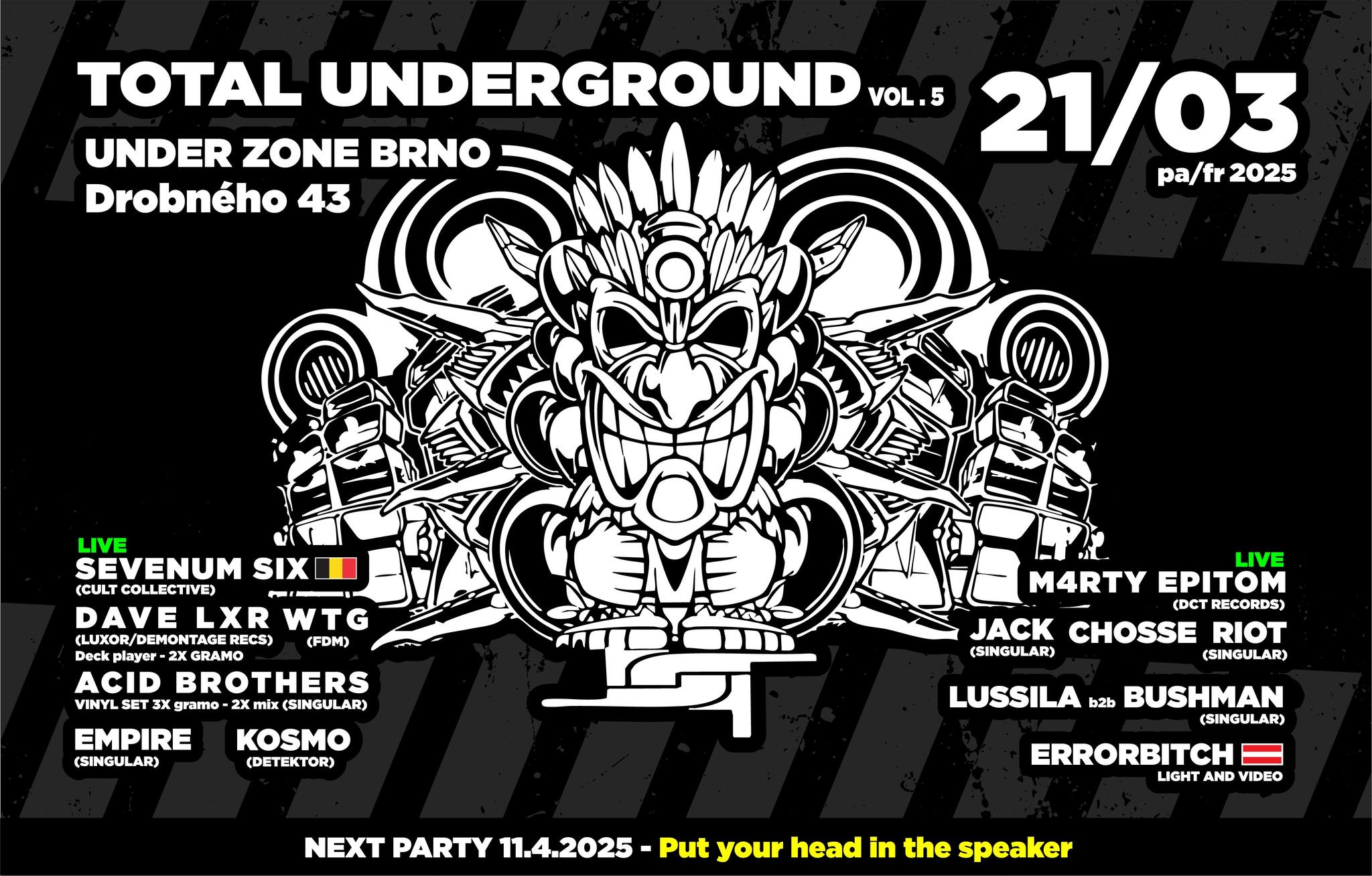 TOTAL•UNDERGROUND•VOL.5•SINGULAR•SEVENUM•SIX