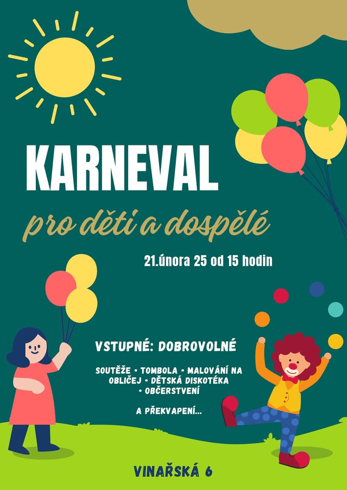 Karneval pro děti a dospělé