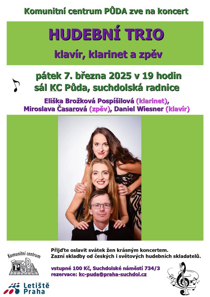 Koncert hudebního tria