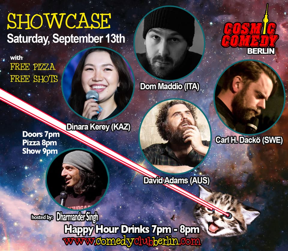 Cosmic Comedy Berlin SHOWCASE SATURDAY