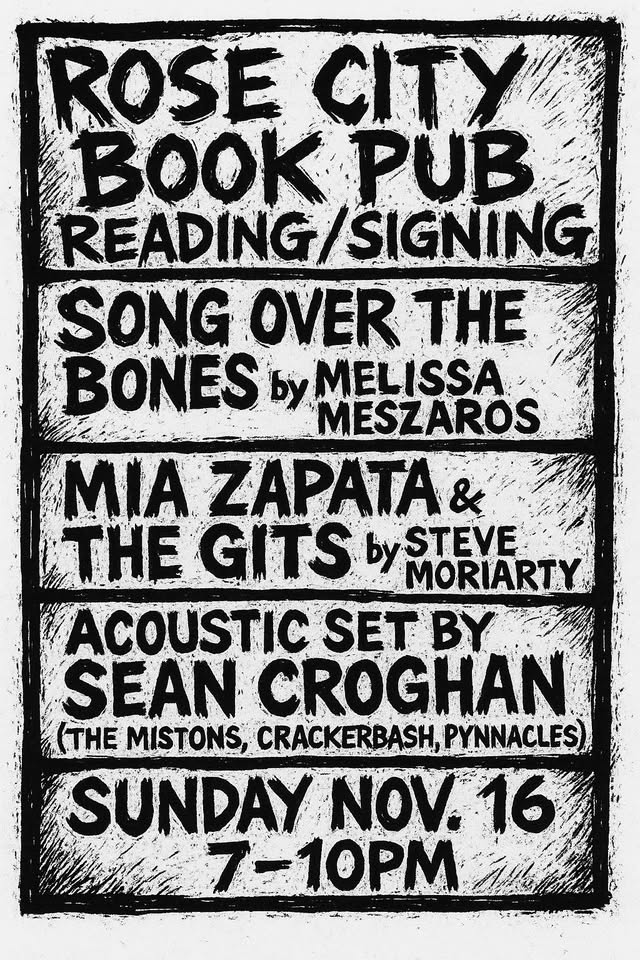 Steve Moriarty & Melissa Meszaros Reading & Acoustic Set by Sean Croghan