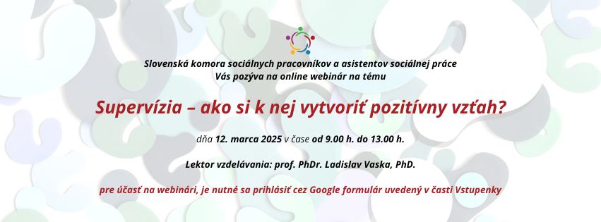 Supervízia - ako si k nej vytvoriť pozitívny vzťah?