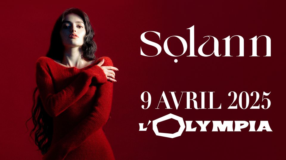 SOLANN en concert à l'Olympia