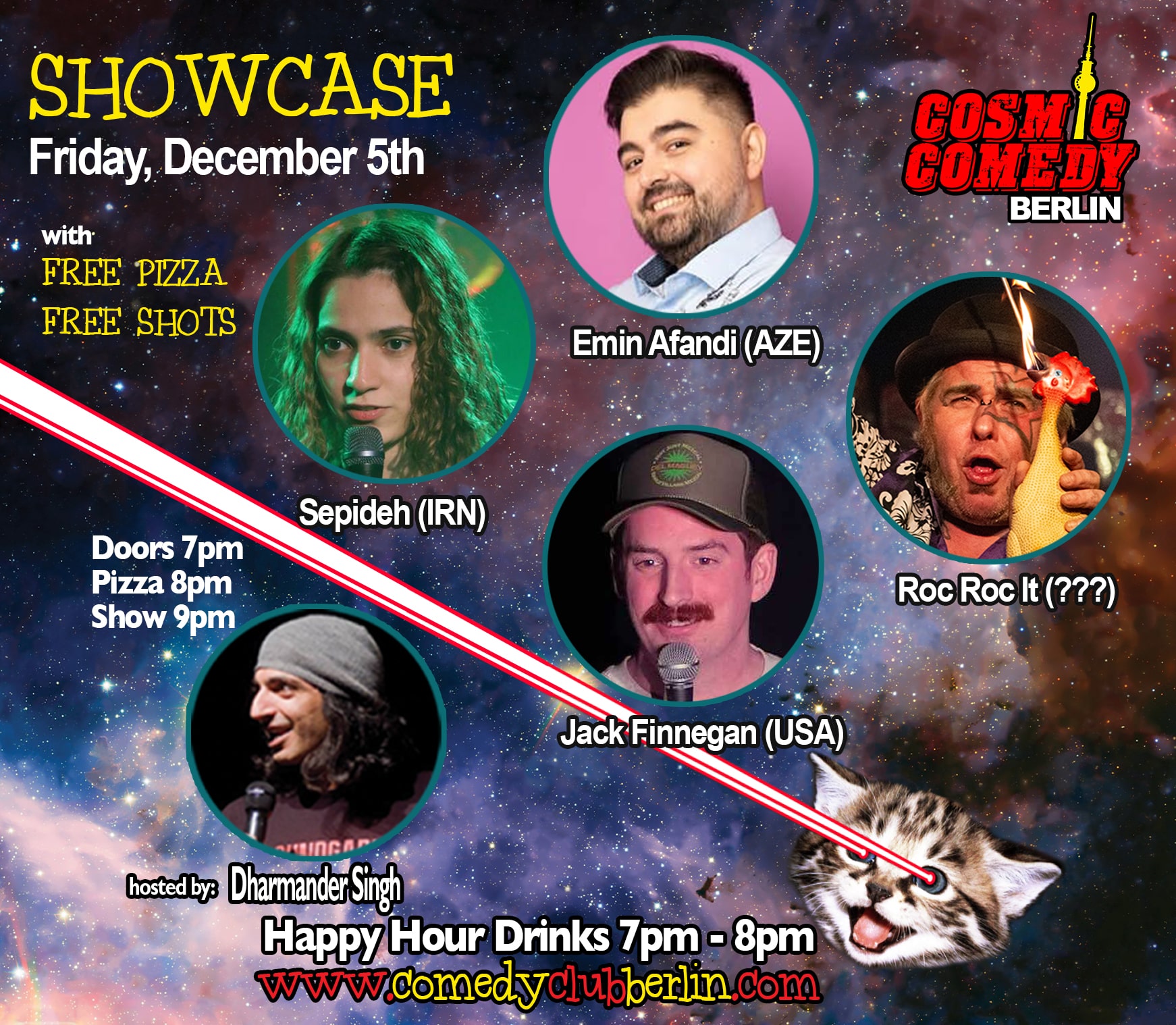 Cosmic Comedy Berlin SHOWCASE FRIDAY