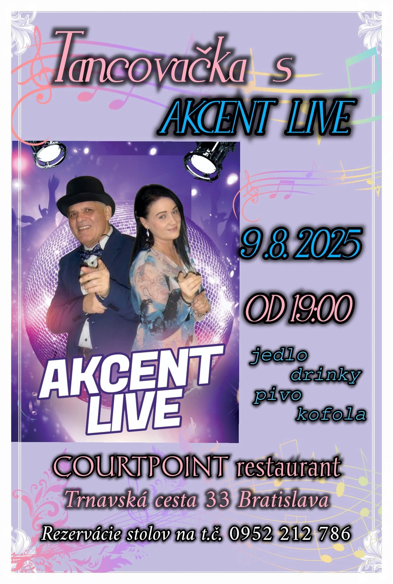Tancovačka s Akcent Live