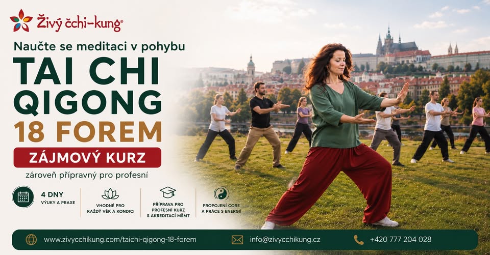 Tai Chi Qigong 18 forem - zájmový kurz pro začátečníky