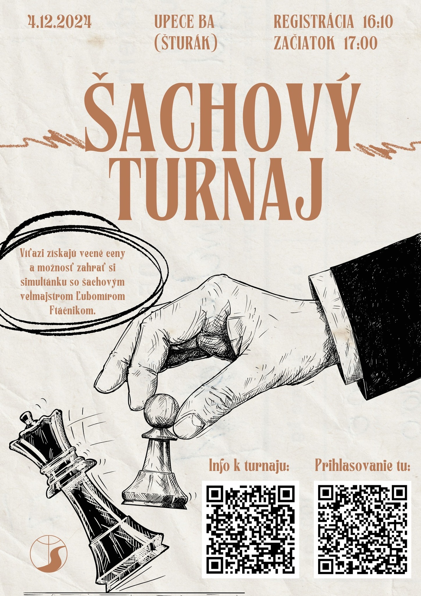 Šachový turnaj v UPeCe Bratislava