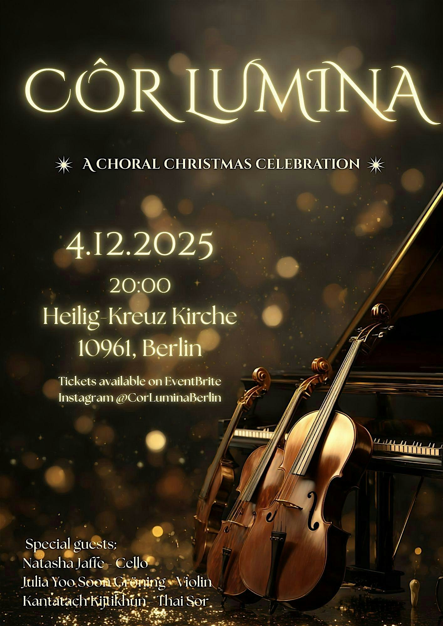 A Choral Christmas Celebration with Côr Lumina Berlin!