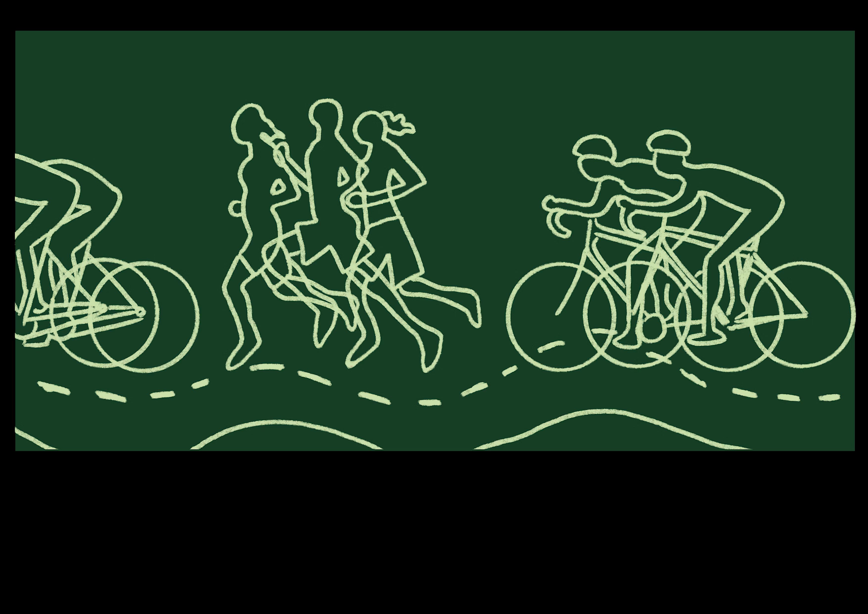 Gregario x Trail.nl / Cycle, Run, Cycle /On running, Shoe Trial Event