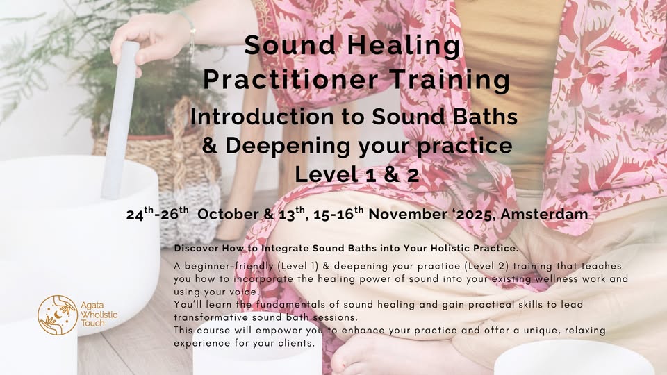 Sound Healing Practitioner Training. Level 1