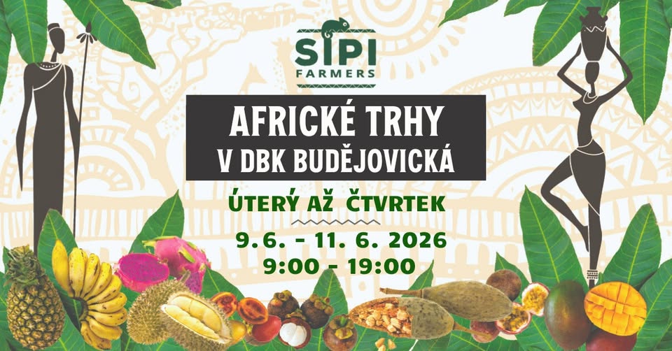 🌴 Africké trhy v DBK Budějovická (Praha)