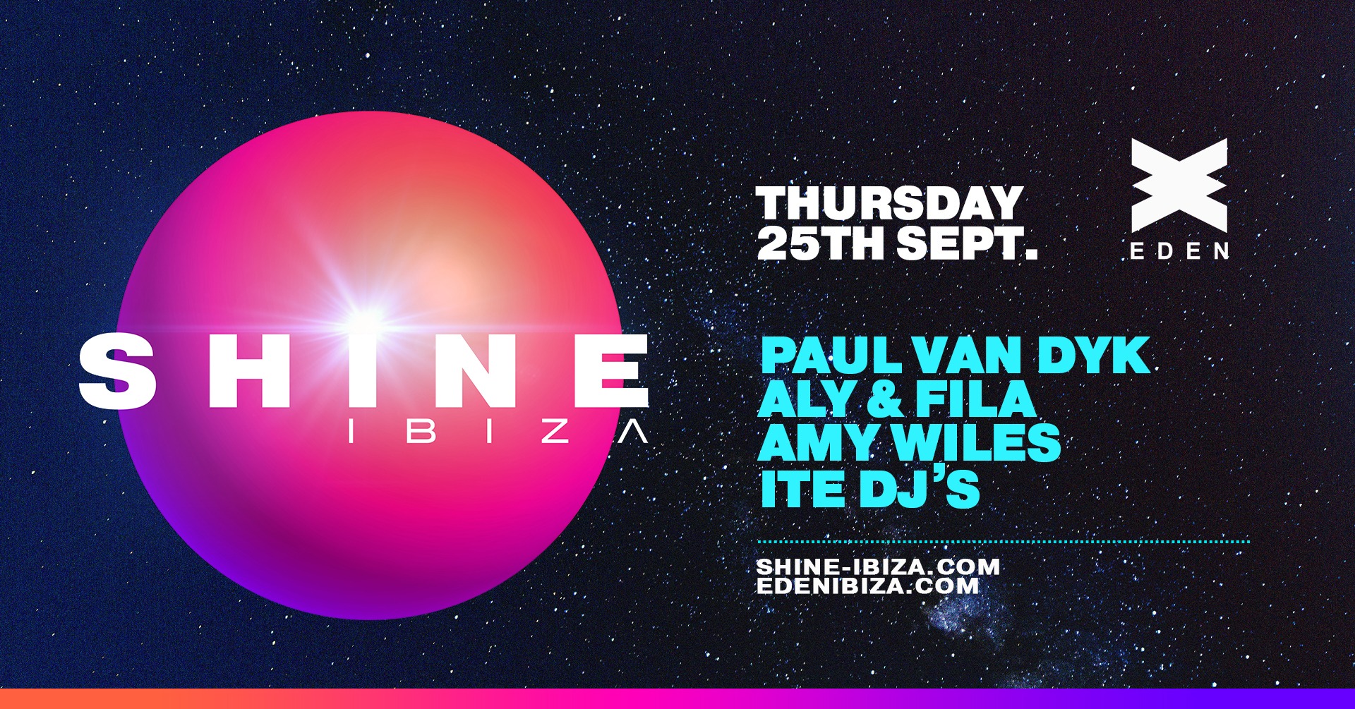 CANCELLED - SHINE Ibiza with Paul van Dyk, Aly & Fila, Amy Wiles and ITE DJs
