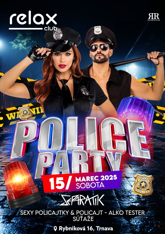 Policajná Pepíno party - RELAX TRNAVA - 15.3.2025