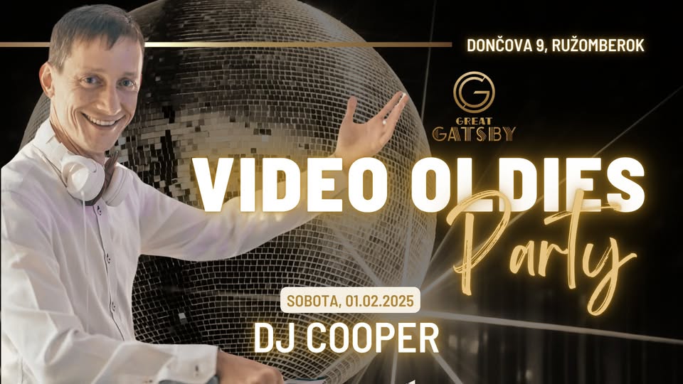 🎶✨ Video Oldies Party s DJ Cooperom – Sobota 1. februára! 🕺💃