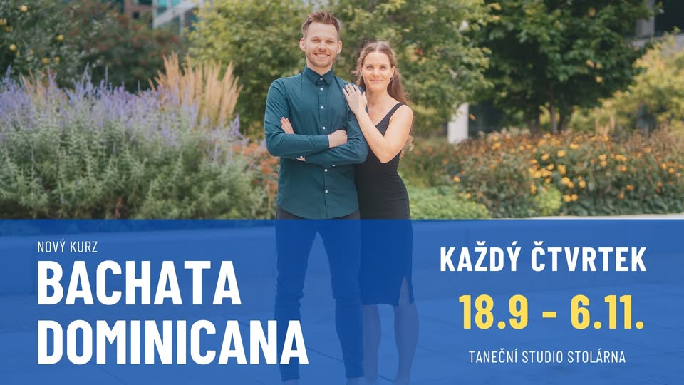 Dominican Bachata course with Matěj and Kačka