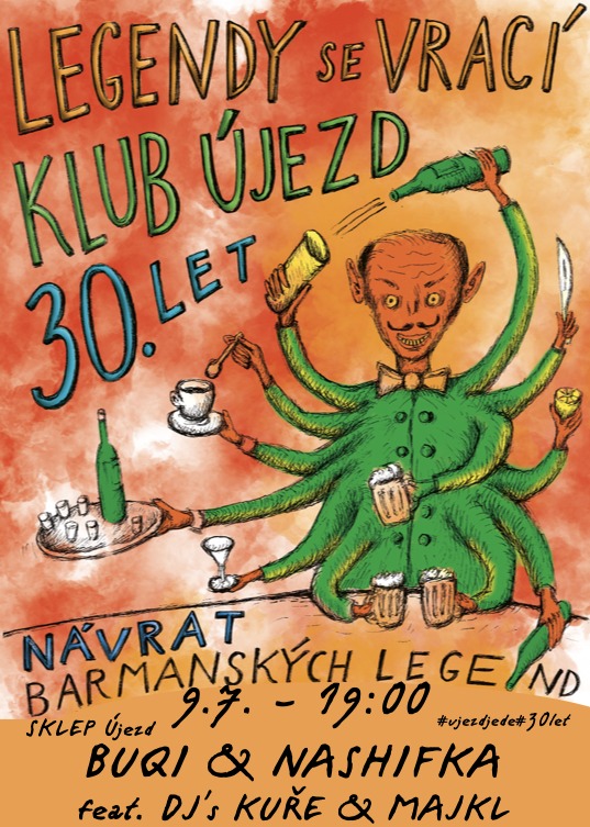 Barmanské legendy se vrací!!! BUQI & NASHIFKA feat. DJ's Kuře & Majkl