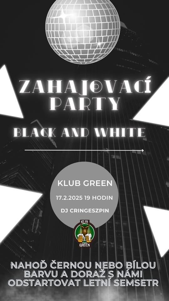 Zahajovací party LETNÍHO SEMESTRU