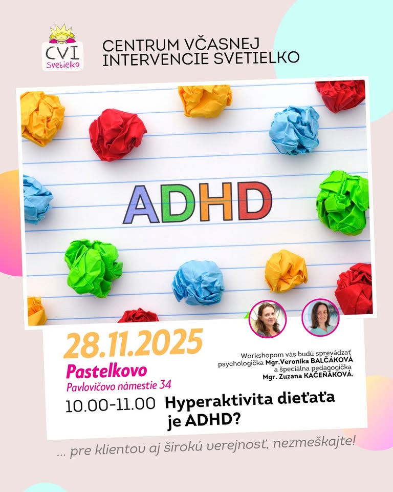Hyperaktivita dieťaťa je ADHD?