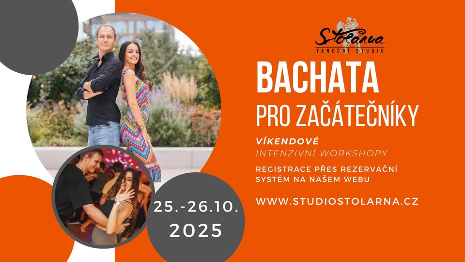 BACHATA pro začátečníky - VÍKENDOVÉ WORKSHOPY
