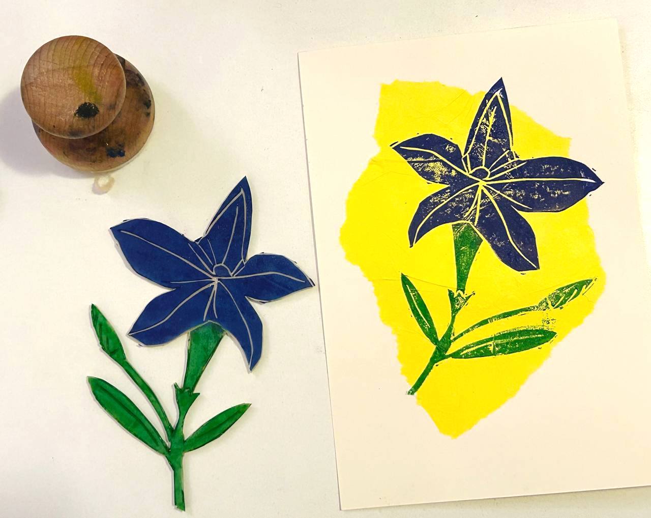 Linocut Postcards Workshop