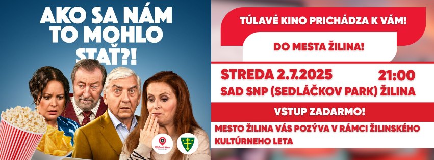 Túlavé kino prichádza do Žiliny! Premietame film Ako sa nám to mohlo stať?!