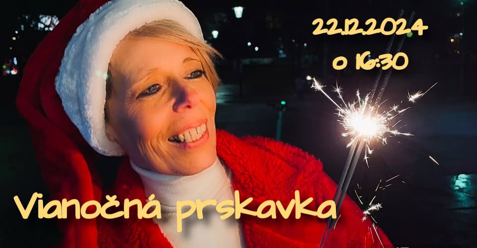 Vianočná prskavka - Privítajme Vianoce