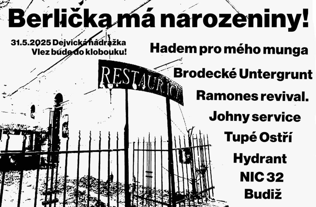 BERLIČKA MÁ NAROZENINY