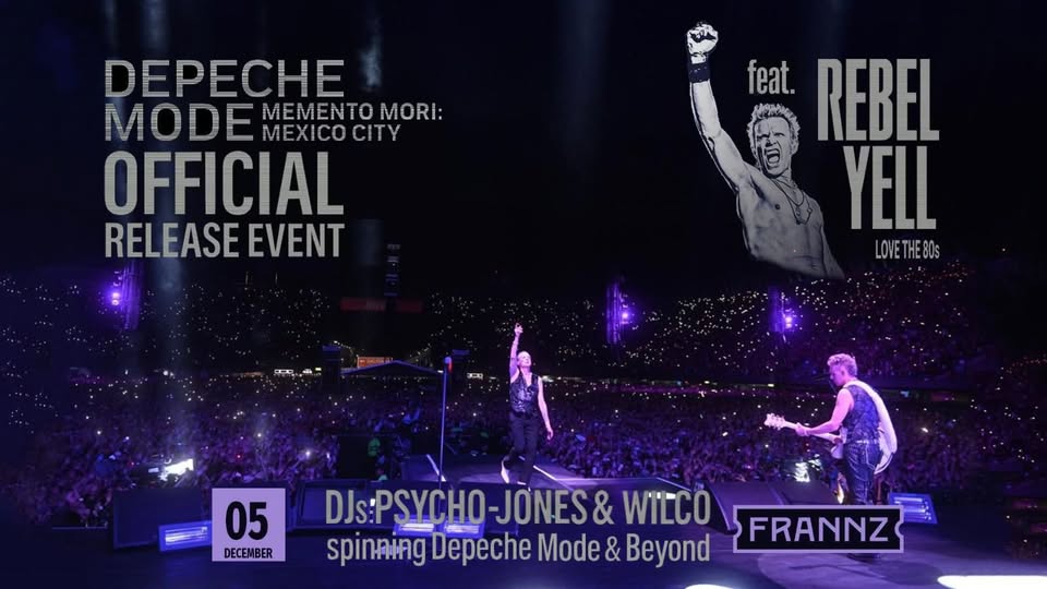 🎶 DEPECHE MODE: M / Official Relase Party x Rebel Yell 🎶