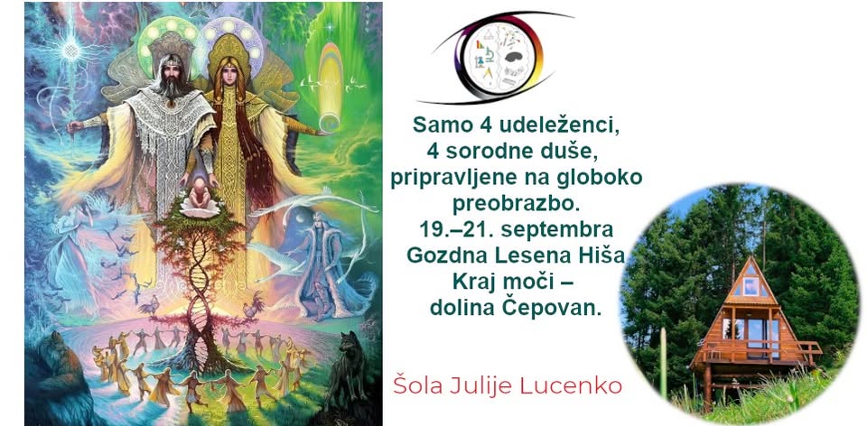 Podzavestne Kode. Vid z zaprtimi očmi. 3-dnevni umik.