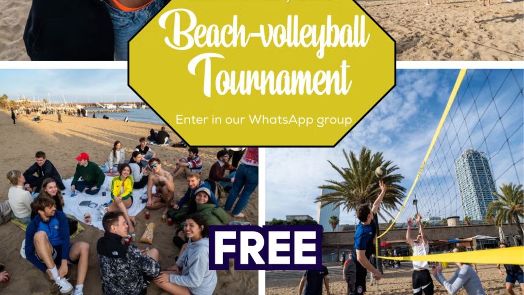 BEACH VOLLEYBALL TOURNAMENT 🌞 (In front of Opium)
