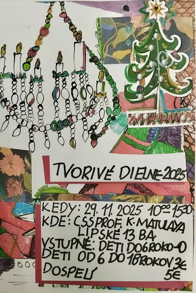 🌟 ADVENTNÉ TVORIVÉ DIELNE 2025 🌟