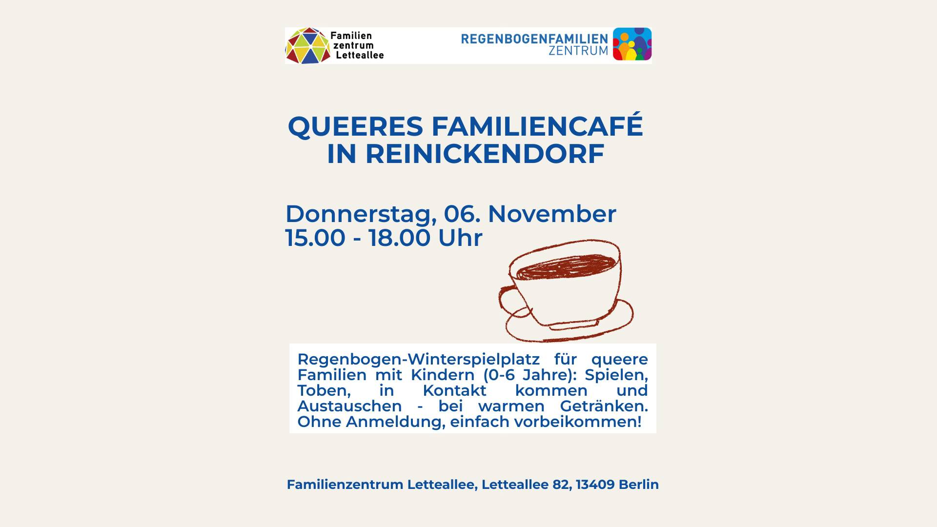 Queeres Familiencafé in Reinickendorf