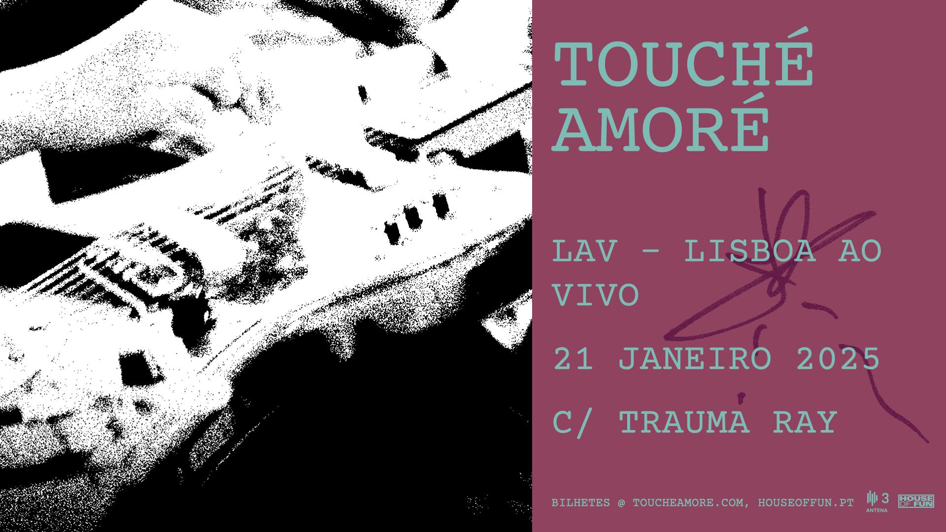 Touché Amoré ao vivo em Lisboa