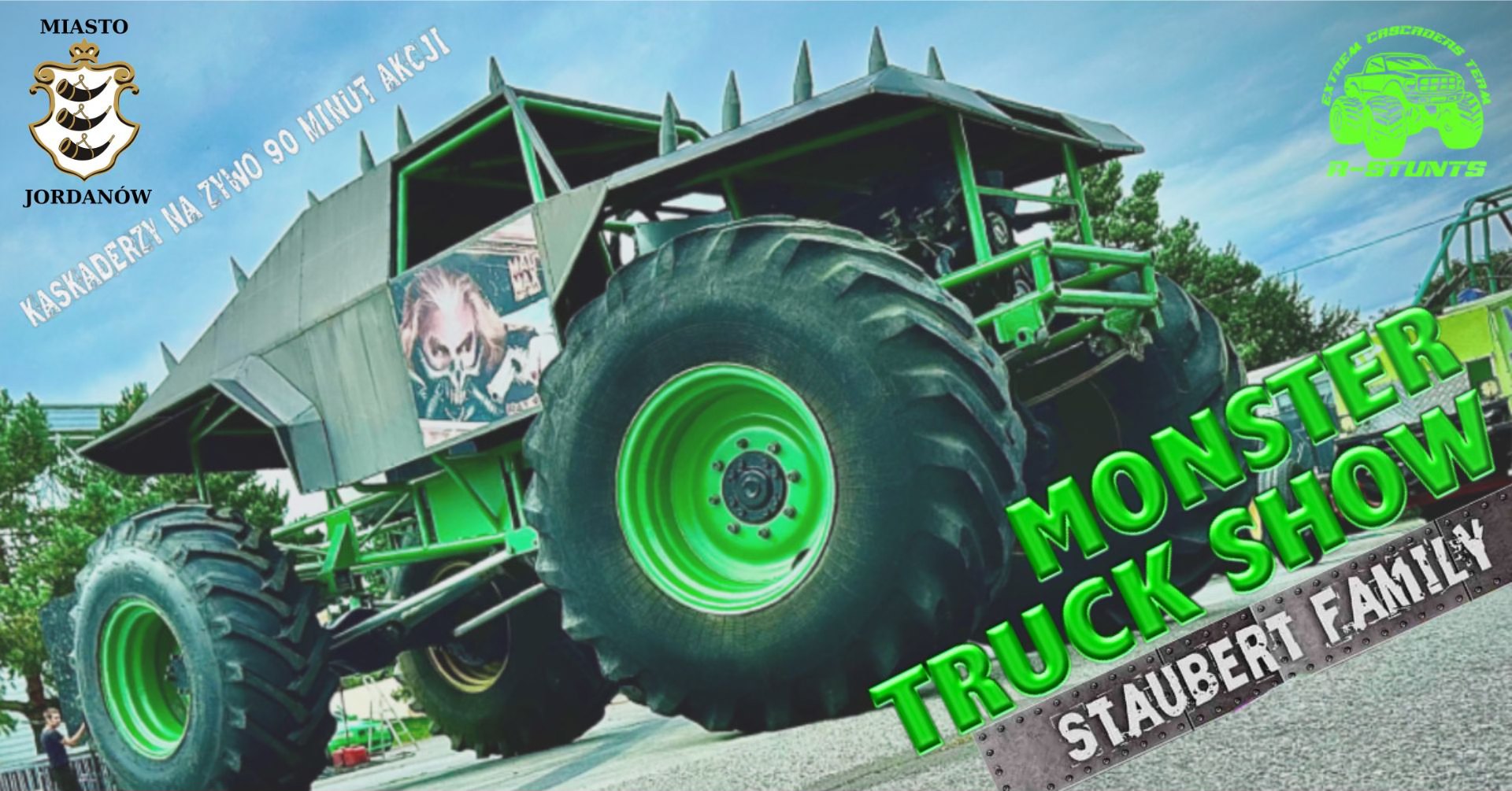 Monster TRUCK SHOW w JORDANOWIE 8.06 g.18:00 Rynek
