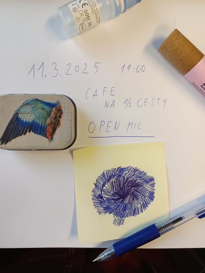 Open mic na půlce
