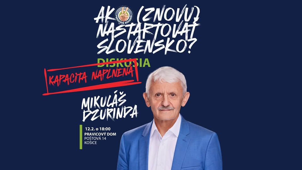 KAPACITA NAPLNENÁ: Pravicová kaviareň v Košiciach: Ako znovu naštartovať Slovensko?