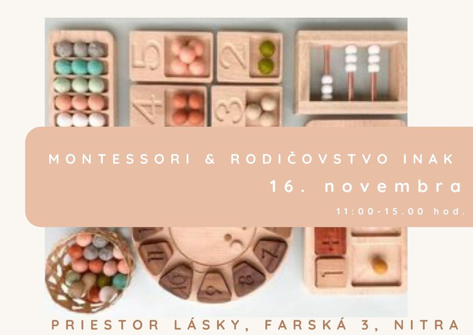 Montessori & Rodičovstvo Inak - s rešpektom na POTREBY Dieťaťa