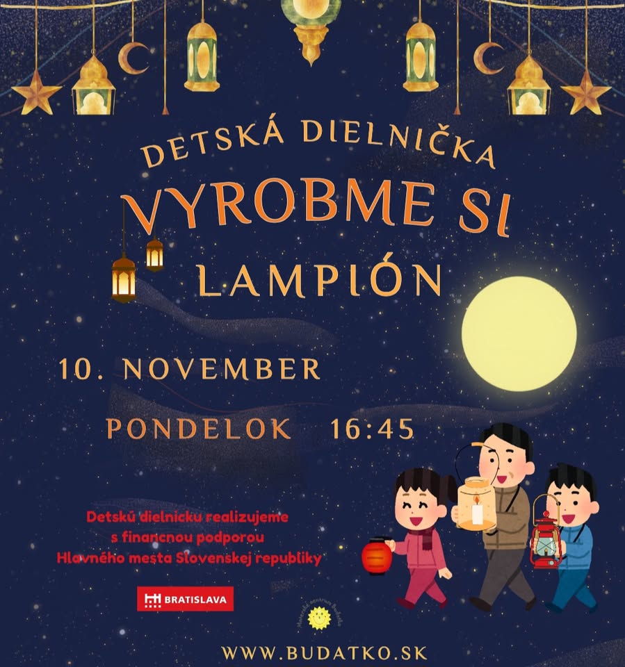 Vyrobme si lampión - detská dielnička