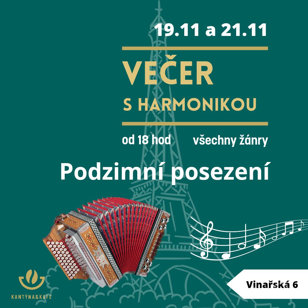 Večer s harmonikou 19.11 a 21.11.