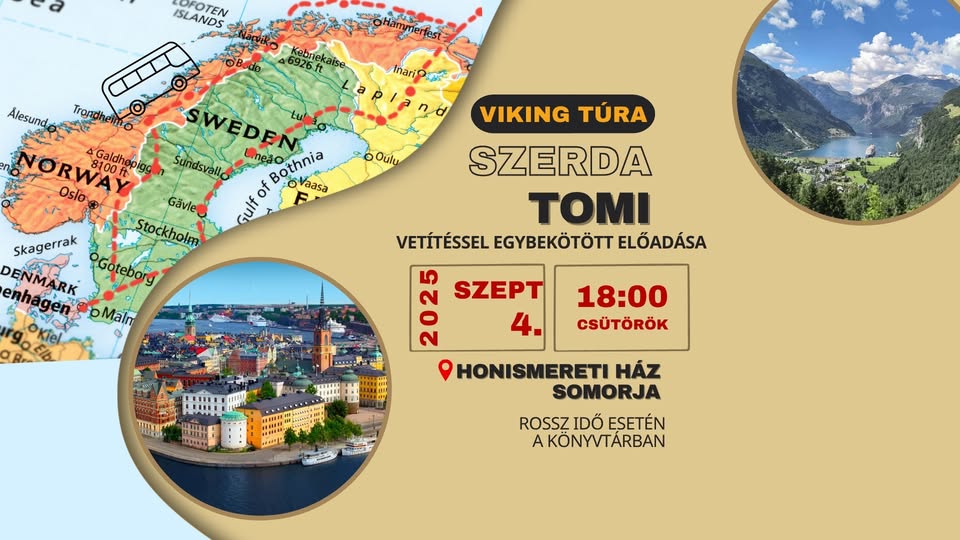VIKING TÚRA – SKANDINÁV KALANDOK Szerda Tamással