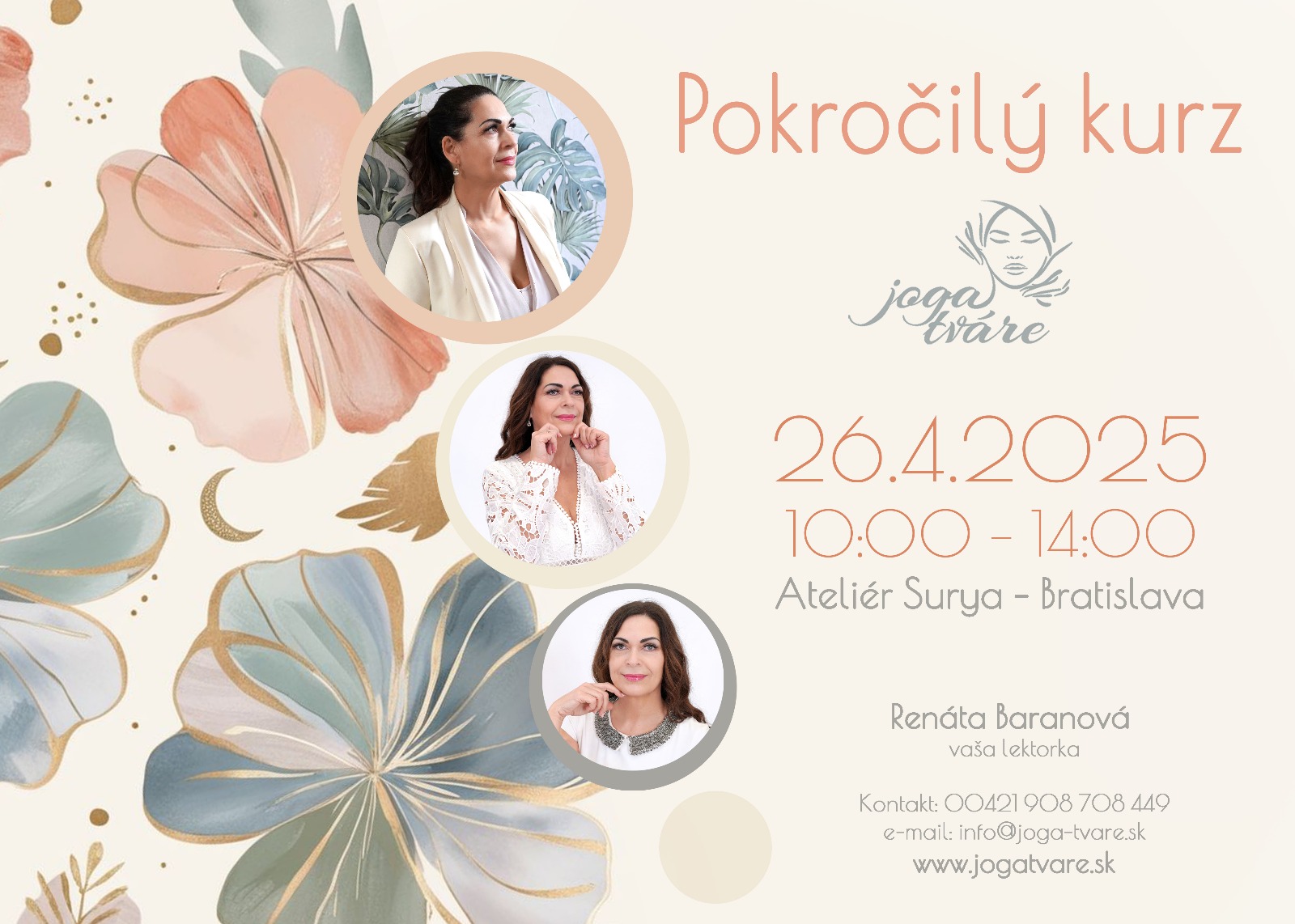 JOGA TVÁRE - POKROČILÝ KURZ