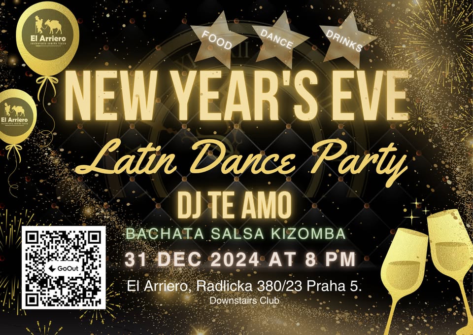 New Year's Latin dance party! Bachata, Salsa, Kizomba