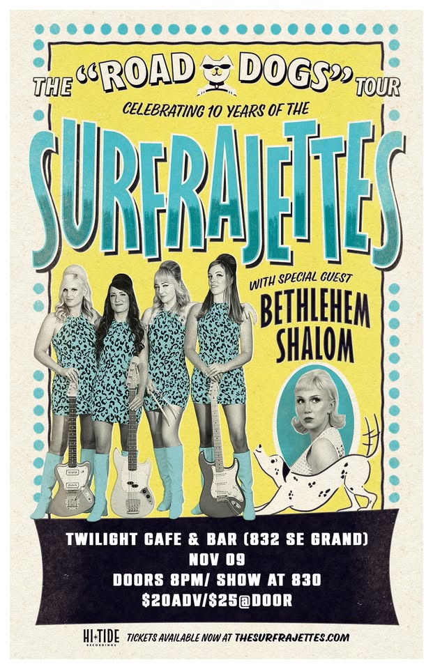 The Surfrajettes w/ Bethlehem Shalom