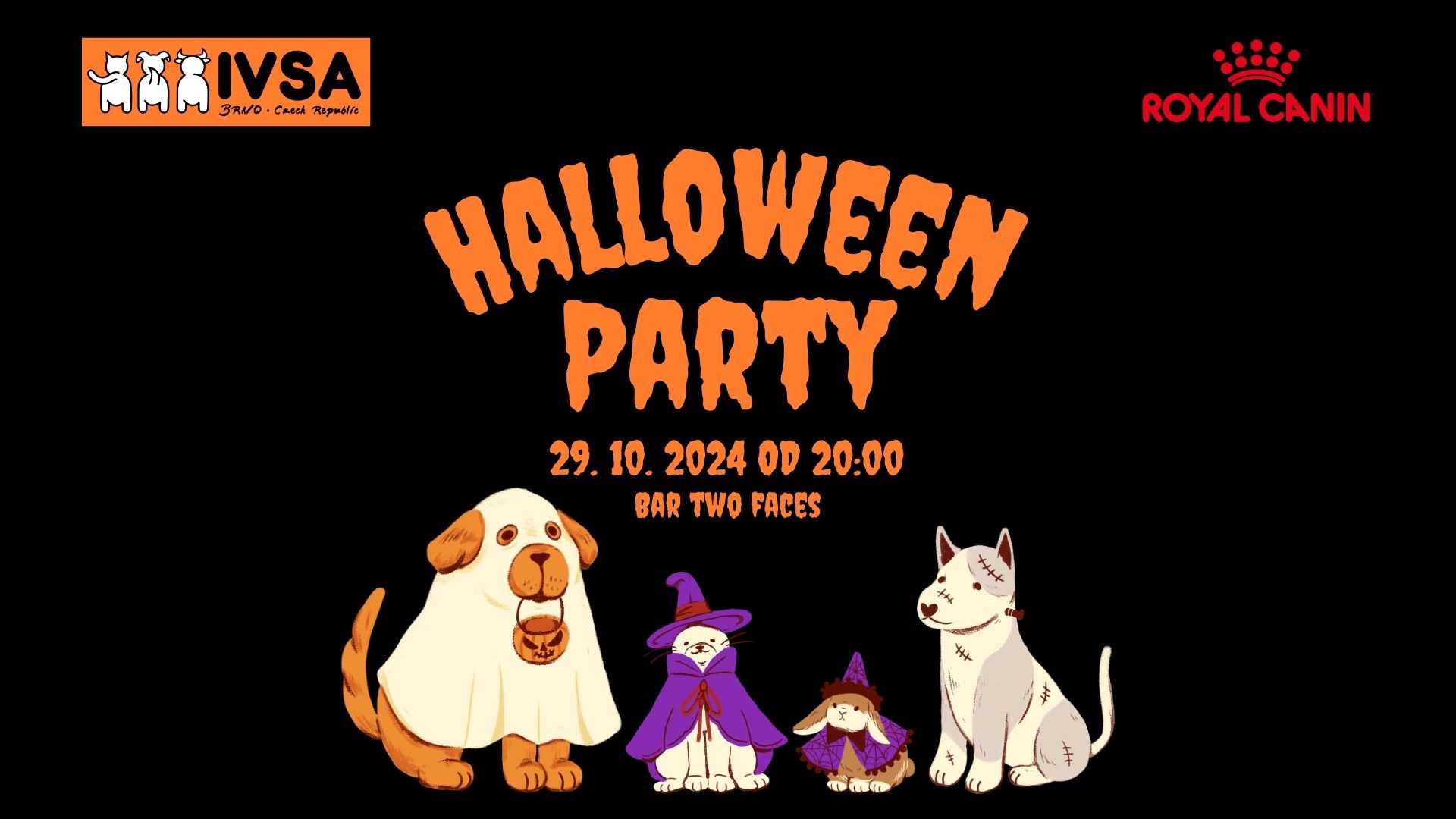 Veterinární Halloween party