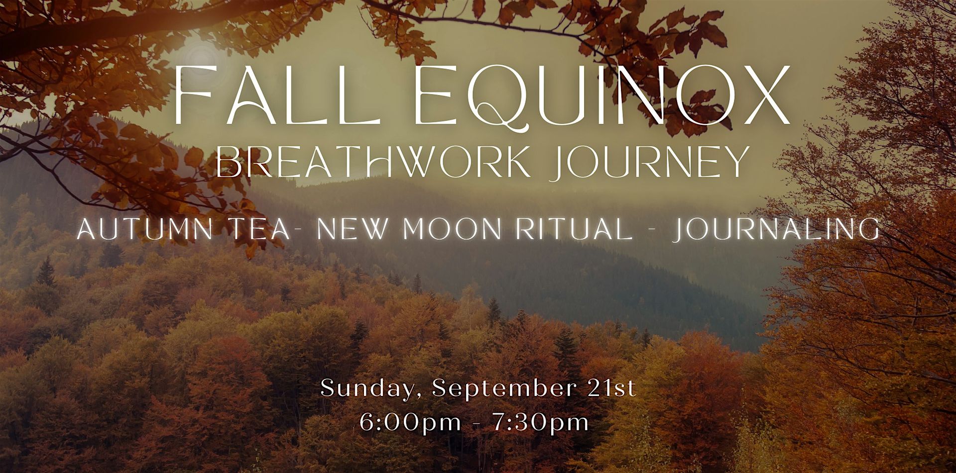 Fall Equinox Breathwork Journey & New Moon Ritual