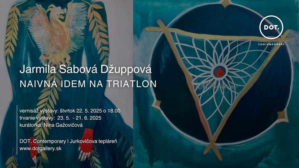 Otvorenie výstavy / Jarmila Sabová Džuppová - Naivná idem na triatlon