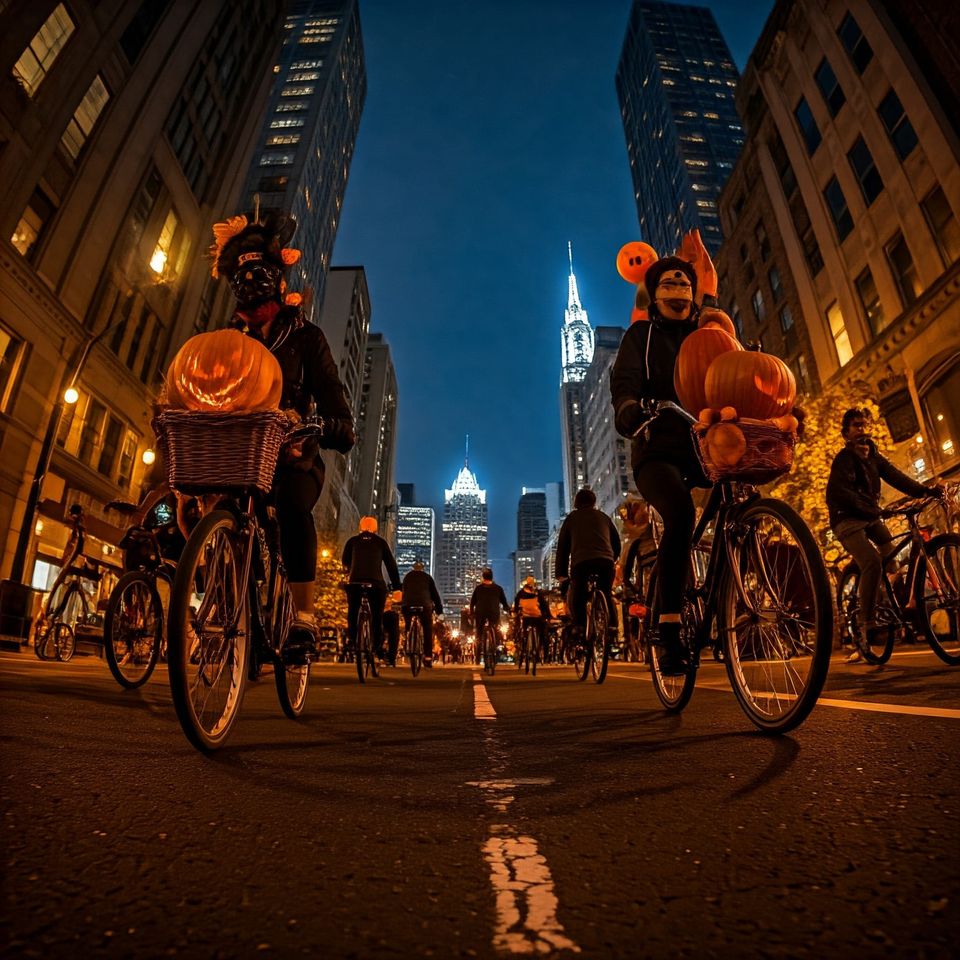 Cyklojazda Critical Mass Helouvínska Októbrová