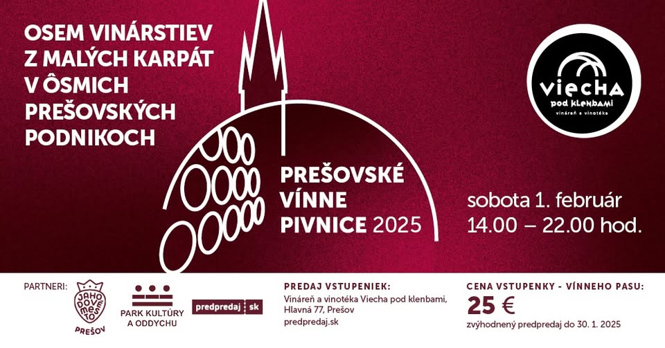 Prešovské vínne pivnice 2025