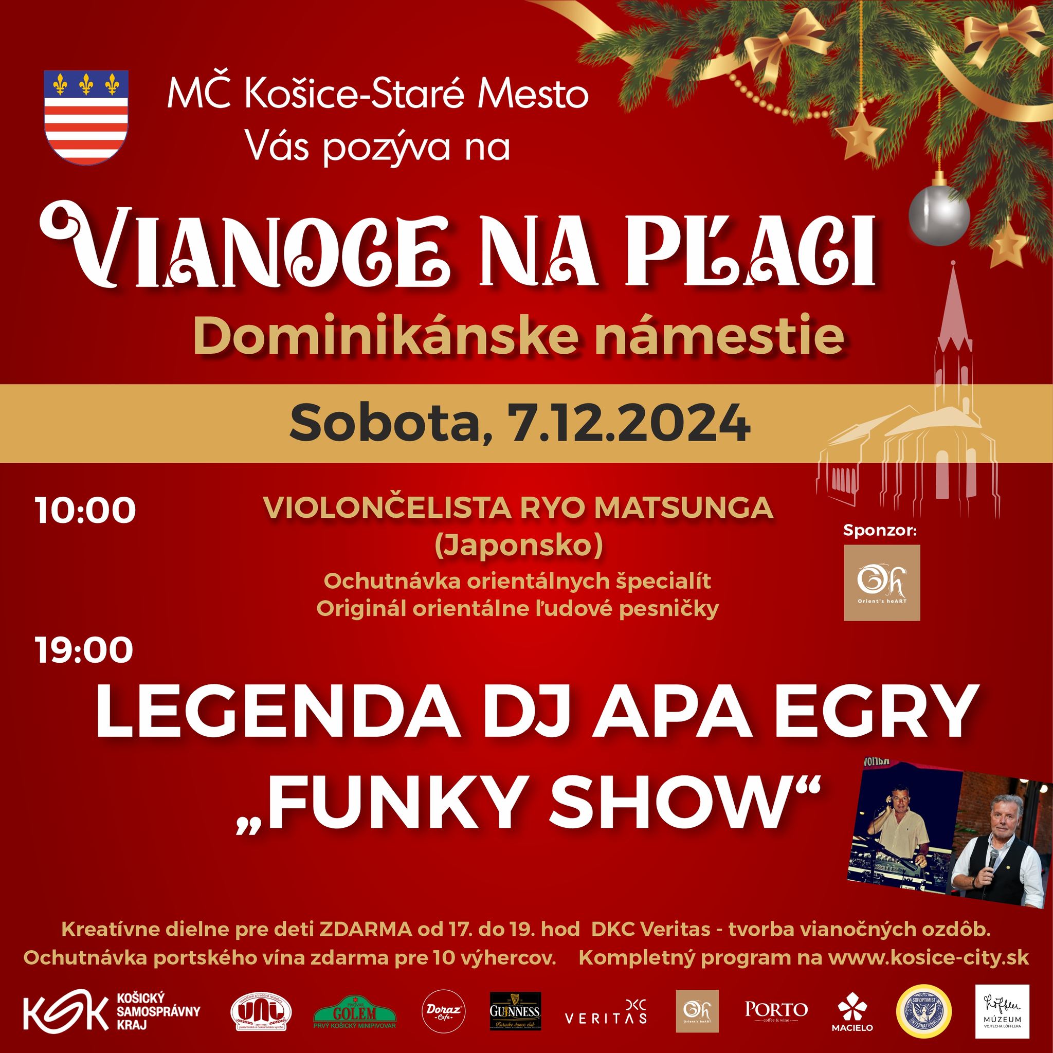 VIANOCE NA PĽACI - FUNKY SHOW&LEGENDA DJ APA EGRY