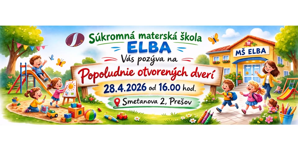 Popoludnie otvorených dverí SMŠ ELBA